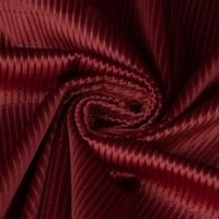 Cordstoff Samtstoff Cordsamt Dekostoff Velvet Corduroy rot 1.45m