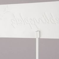 Gartenstecker Schild Holzoptik Blumen Metall 30x97cm verschiedene Designs