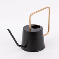 Gießkanne aus Metall schwarz goldfarbig 15.5x38.5x23cm verschiedene Varianten