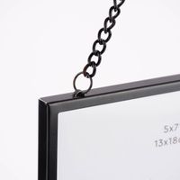 Bilderrahmen Metall schwarz 13x18cm