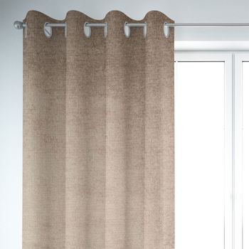 SCHÖNER LEBEN. Vorhang Thermovorhang Soft Teddy Deluxe beige 245cm