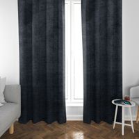 SCHÖNER LEBEN. Vorhang Thermovorhang Soft Teddy Deluxe dunkelblau 245c