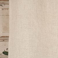 Thermovorhang mit Ösen verdunkelnd Leinenoptik einfarbig beige 135x240cm