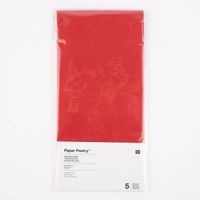 Rico Design Seidenpapier einfarbig dunkelrot 50x70cm 5 Bogen