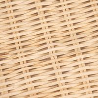 Sass & Belle Deko Tablett Rattan mit Griffen natur 40x30x7cm