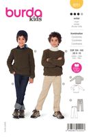 Burda Schnittmuster 9251 Kinder Kombination Oberteil Hose