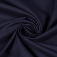 Baumwollstoff Dekostoff Canvas einfarbig navy 1.4m Breite