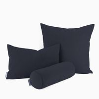 Baumwollstoff Dekostoff Canvas einfarbig navy 1.4m Breite