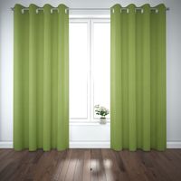Baumwollstoff Dekostoff Canvas einfarbig limette 1.4m Breite