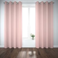 Baumwollstoff Dekostoff Canvas einfarbig rosa 1.4m Breite