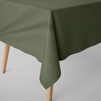 Baumwollstoff Dekostoff Canvas einfarbig oliv 1.4m Breite