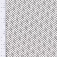 Faschingsstoff Gitterstoff fein elastisch Glitzer ecru 1.5m Breite
