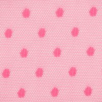 Tüll weich Brauttüll Punkte pink 1.60m