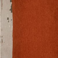 Ösengardine Cordoptik einfarbig rostorange 140x260cm