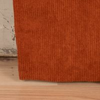 Ösengardine Cordoptik einfarbig rostorange 140x260cm
