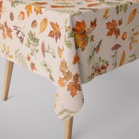 Dekostoff Baumwolle Fall Forest Nature Herbst Blätter natur braun gr