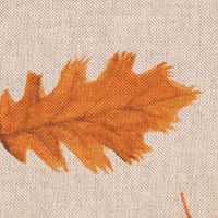 Dekostoff Watercolor Falling Leaves Herbstblätter natur terra 1.40m