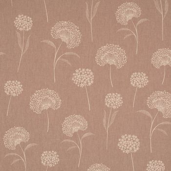 Dekostoff Leinenlook Elegant Dandelion Pusteblume taupe natur 1.40m