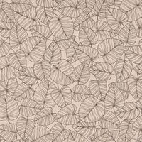 Dekostoff Leinenlook Bush Leaf Blätter abstrakt natur schwarz 1.40m