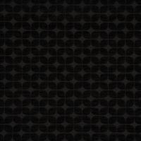 Dekostoff Jacquard Chenille Deluxe Soft Retro Leaf schwarz 1.40m Breite