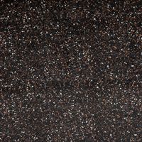 Samtstoff Polsterstoff Digitaldruck Terrazzo schwarz orange 1.50m