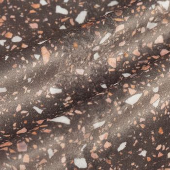 Samtstoff Polsterstoff Digitaldruck Terrazzo taupe rosa 1.50m