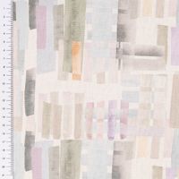 Dekostoff Baumwolle Denise Soft Aquarell Streifen pastell lila 1.40m