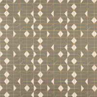 Dekostoff Baumwolle Navani3 Art Deco Geometrie khakigrün gold beige 1