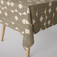 81415-Dekostoff-Baumwollstoff-Halbpanama-Navani3-Art-Deco-Geometrie-khakigruen-gold-beige-1-40m-Breite-KW36-2022-199951Capture0024Tischdecke.jpg Dekostoff Baumwolle Navani3 Art Deco Geometrie khakigrün gold beige 1
