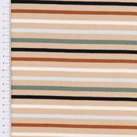 Baumwolljersey VEHICLES AND STRIPES Streifen sand hellblau weiß 1.5m