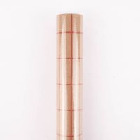 Rico Design Geschenkpapier Rolle Karo Raster 70x200cm natur verschiedene Farben