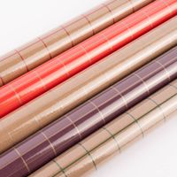 Rico Design Geschenkpapier Rolle Karo Raster 70x200cm natur verschiedene Farben