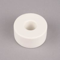 Rico Design Kerzenhalter für Stabkerzen Keramik matt weiß 3x6cm