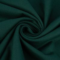 Bekleidungsstoff Baumwollstoff Flanell dünn uni dunkelgrün 1.42m