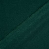Bekleidungsstoff Baumwollstoff Flanell dünn uni dunkelgrün 1.42m