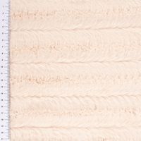 Fellimitat Kunstfell Streifen beige 1.5m Breite