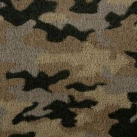 Fellimitat Kunstfell Camouflage oliv schlamm schwarz 1.45m Breite