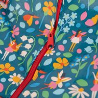 XXL Shopper Feengarten aus recyceltem Material blau bunt 55x48x28cm