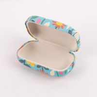 Reiseetui Schmetterlinge und Blumen blau bunt 7x3x2cm
