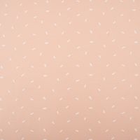 Baumwolljersey Jersey Konfetti Punkte Striche rosa wollweiß 1.50m