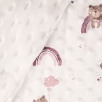 81785-Fleece-Minky-dots-Noppen-Baerchen-Regenbogen-Wolken-offweiss-hellbraun-rosa-1-45m-KW41-2022-202704Capture0007.jpg Fleece Minky dots Noppen dunkelblau Kuschel Flausch