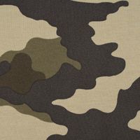 French Terry Sommersweat VINTAGE ARMY Camouflage schlamm hellgrün arm