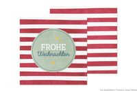 81896-La-Vida-Serviette-Frohe-Weihnachten-Streifen-Sterne-rot-weiss-mint-33x33cm-3lagig-20-Stueck-130112.jpg La Vida Serviette Frohe Weihnachten Streifen Sterne rot weiß mint 33x33cm 3lagig 20 Stück