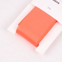 Rico Design Satinband einfarbig 25mm neonorange 3 Meter