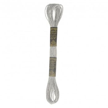 Lurex Stickgarn silber 8m