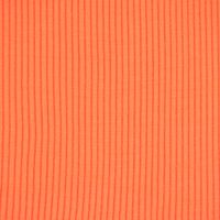Strickschlauch Bündchenstoff gerippt NEON orange 35cm Breite