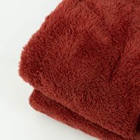 Kuscheldecke Justin aus Mikrofaser dunkelrot 150x200cm