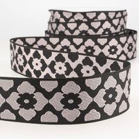 82039-Jacquard-Borte-Webborte-orientalische-Blumen-schwarz-rosa-40mm-breit-orient-jacquard-borte--1-.jpg Jacquard-Borte Webborte orientalische Blumen schwarz rosa 40mm breit