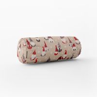 SCHÖNER LEBEN. Kissenhülle Tomte Cosy Family Weihnachtswichtel natur