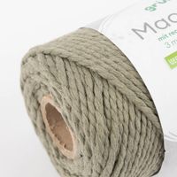 Makramee Kordel recycelte Baumwolle 3mm 95m 330g verschiedene Farben